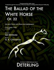 The Ballad of the White Horse, Op. 22 Vocal Solo & Collections sheet music cover Thumbnail